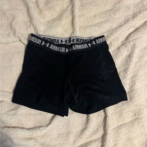 Under Armour Black Spandex Shorts
